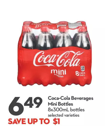 Longo's Coca-cola beverages mini bottles offer