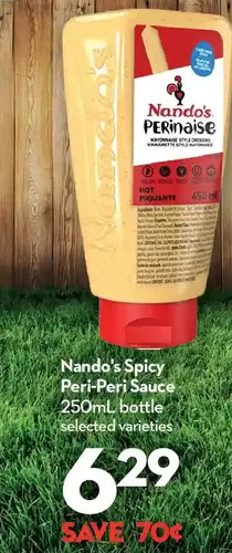Longo's Nando's spicy peri-peri sauce offer