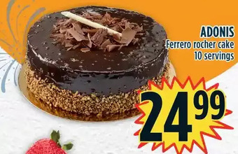 Marché Adonis Adonis ferrero rocher cake offer