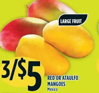 Marché Adonis Red or ataulfo mangoes offer