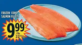 Marché Adonis Frozen coho salmon fillets offer