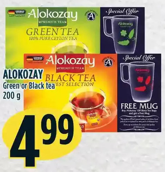Marché Adonis Alokozay green or black tea offer