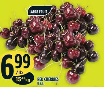 Marché Adonis Red cherries offer
