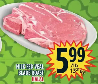 Marché Adonis Milk fed veal blade roast offer