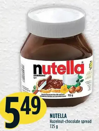 Marché Adonis Nutella hazelnut-chocolate spread offer