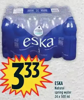Marché Adonis Eska natural spring water offer