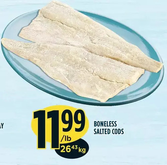 Marché Adonis Boneless salted cods offer