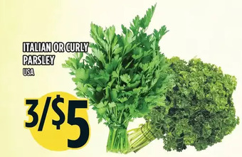 Marché Adonis Italian or curly parsley offer