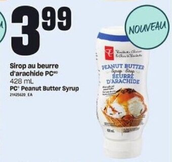 Provigo PC Peanut Butter Syrup 428 mL offer