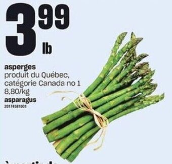 Provigo asparagus offer