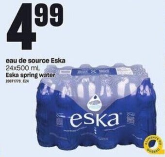 Provigo Eska spring water 24 x 500 mL offer