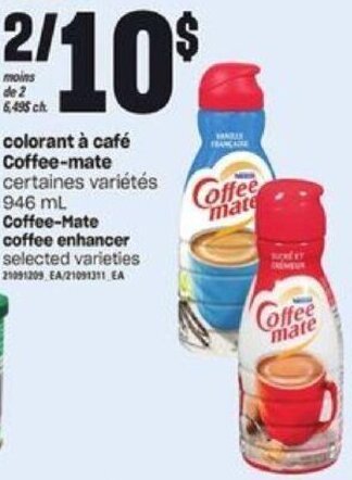 Provigo Coffee-Mate coffee enhancer 946 mL offer