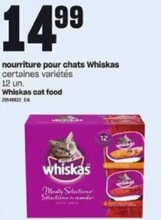 Provigo Whiskas cat food 12 un. offer