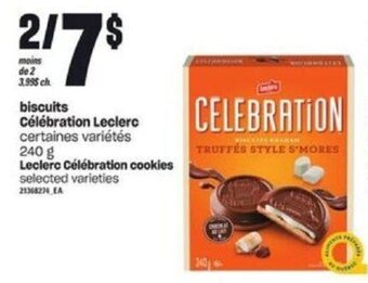 Provigo Leclerc Célébration cookies 240 g offer