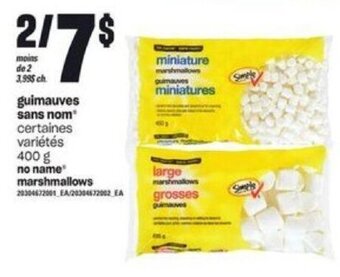 Provigo no name marshmallows 400 g offer