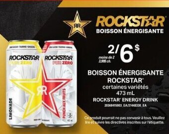 Provigo ROCKSTAR ENERGY DRINK 473 mL offer