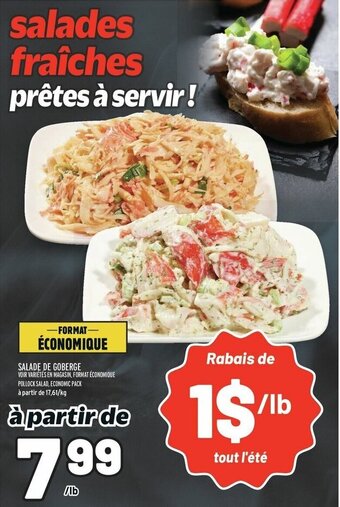 Metro POLLOCK SALAD, ECONOMIC PACK offer