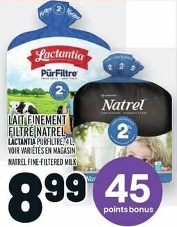 Metro NATREL FINE-FILTERED MILK offer