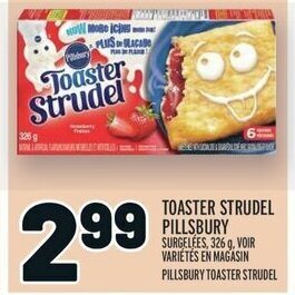 Metro PILLSBURY TOASTER STRUDEL offer