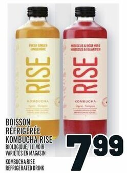 Metro KOMBUCHA RISE REFRIGERATED DRINK offer