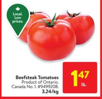 Walmart Beefsteak tomatoes offer