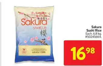 Walmart Sakura sushi rice offer