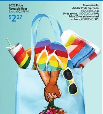 Walmart 2023 pride reusable bags offer
