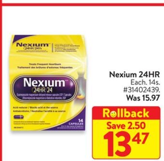 Walmart Nexium 24hr offer