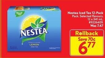 Walmart Nestea iced tea 12-pack offer