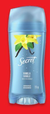 Walmart Secret antiperspirant offer