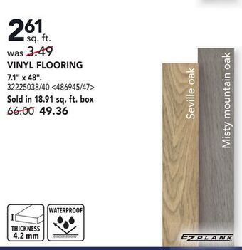 Lowe's Vinyl flooring offer