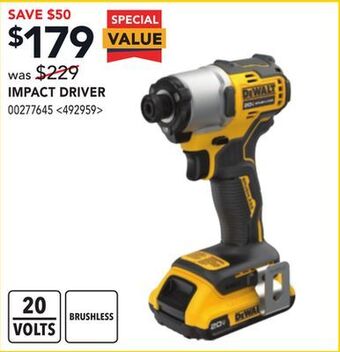 Lowe's Impact driver offer