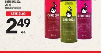 Metro Chrisoda premium soda offer