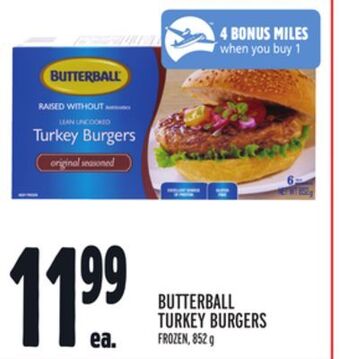 Metro Butterball turkey burgers offer