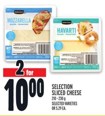 Metro Selection sliced cheese offer