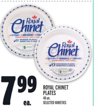 Metro Royal chinet plates offer