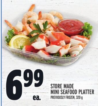 Metro Store made mini seafood platter offer
