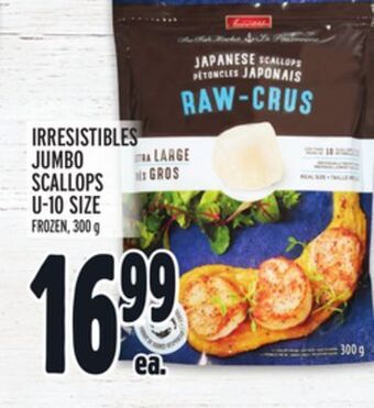 Metro Irresistibles jumbo scallops u-10 size offer