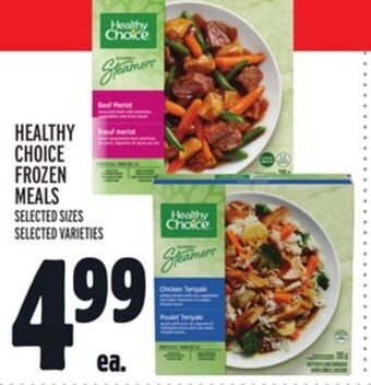 Metro Healthy choice frozen meals offer