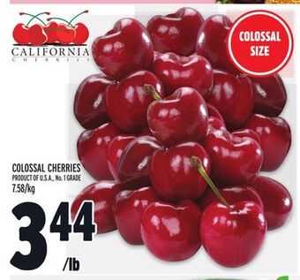 Metro Colossal cherries offer