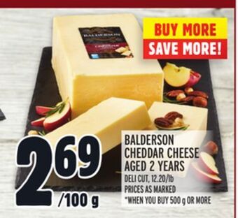 Metro Balderson cheddar cheese aged 2 years offer