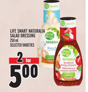 Metro Life smart naturalia salad dressing offer