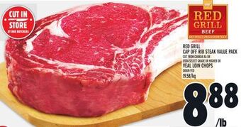 Metro Red grill cap off rib steak value pack offer