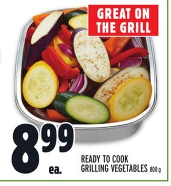 Metro Ready to cook grilling vegetables offer