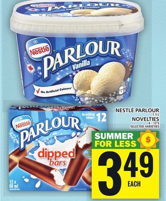 Food Basics Nestlé parlour or novelties offer