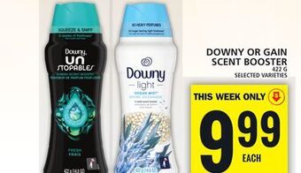 Downy or gain scent booster