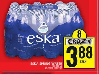 Food Basics Eska spring water offer