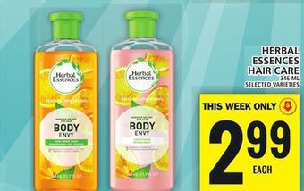 Food Basics Herbal essences hair care offer