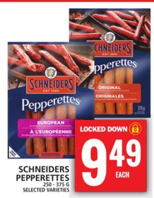 Food Basics Schneiders pepperettes offer