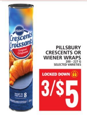 Food Basics Pillsbury crescents or wiener wraps offer